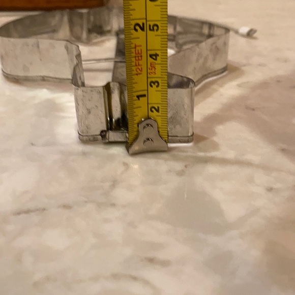 Vintage metal Santa cookie cutter (large) original box Santa Claus Cooky Cutter - Picture 11 of 14